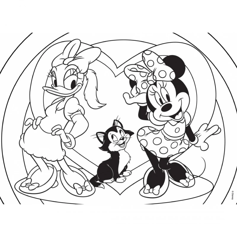 Пъзел, Lisciani, Minnie Mouse, Двулицев пъзел 108 части