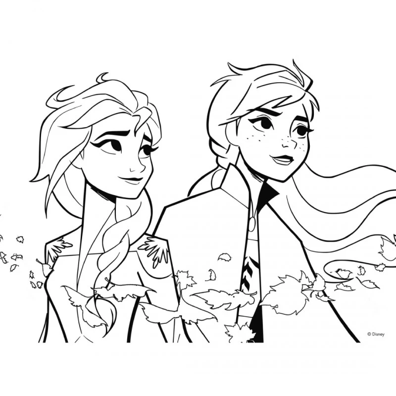 Пъзел, Lisciani, Frozen 2, Двулицев пъзел 35 части