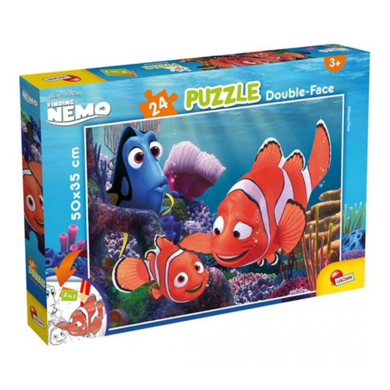 Пъзел, Lisciani, Nemo, Двулицев пъзел, 24 части