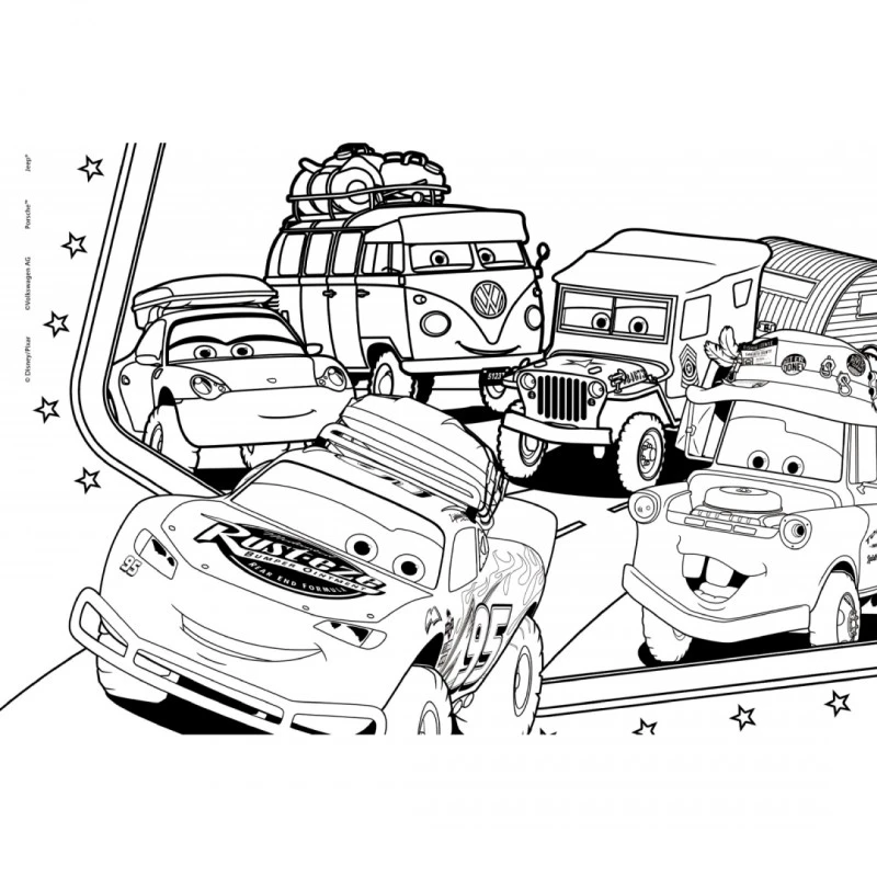 Пъзел, Lisciani, Cars, Двулицев пъзел 24 части