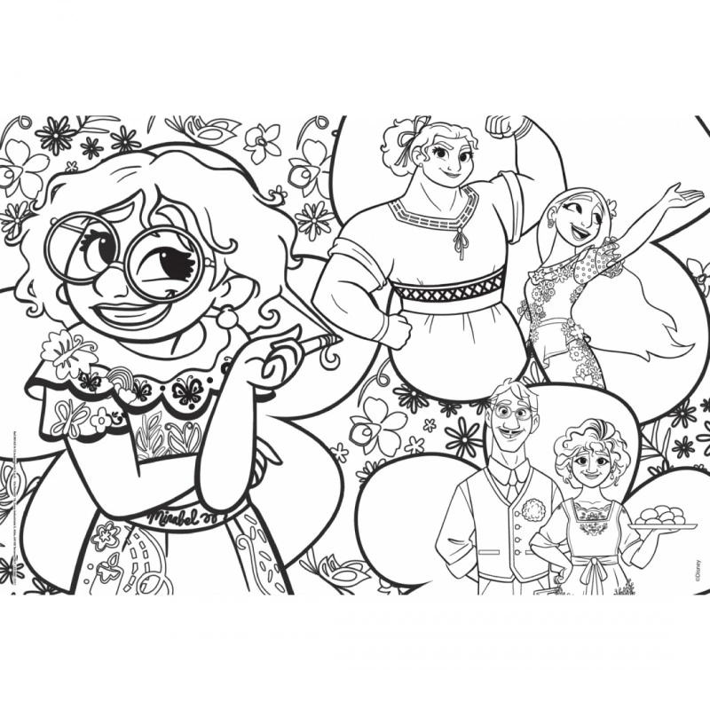 Пъзел, Lisciani, Encanto, Двулицев пъзел 2 x 60 части