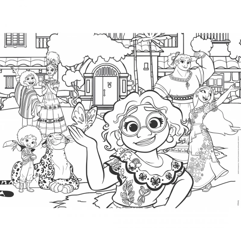 Пъзел, Lisciani, Encanto, Двулицев пъзел 108 части