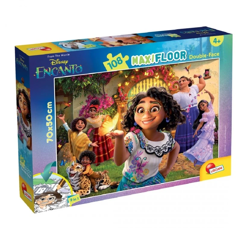 Пъзел, Lisciani, Encanto, Двулицев пъзел 108 части