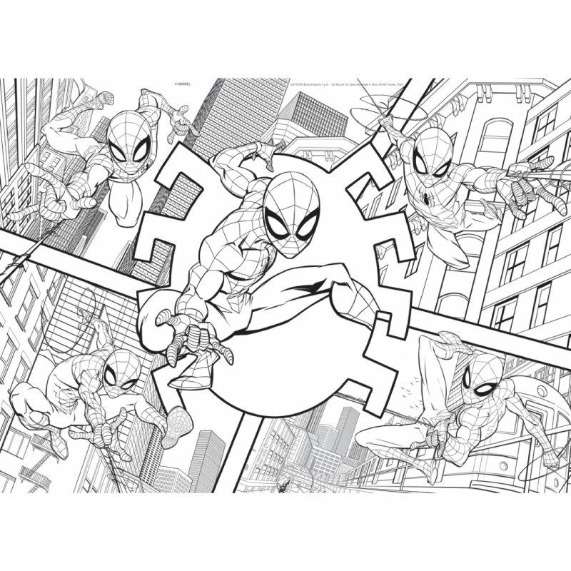 Пъзел, Lisciani, Spider-man, Двулицев пъзел 24 части