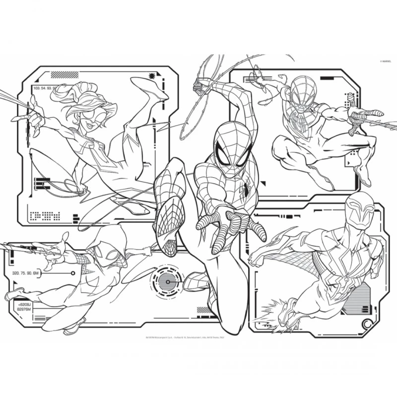 Пъзел, Lisciani, Spider-man, Двулицев пъзел 108 части