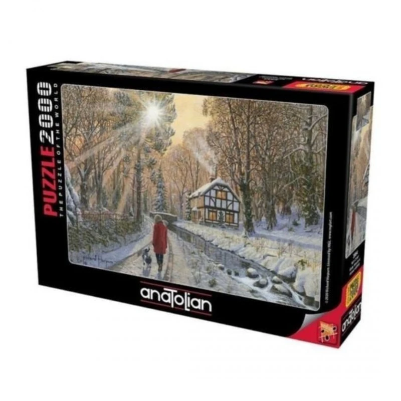Пъзел Anatolian Зима в гората, 2000 части