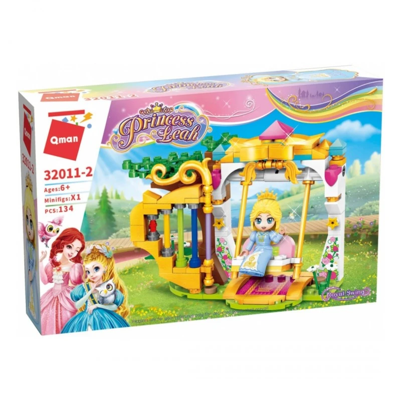 Конструктор, Qman, Princess Leah, Люлка за принцеси, 134 части