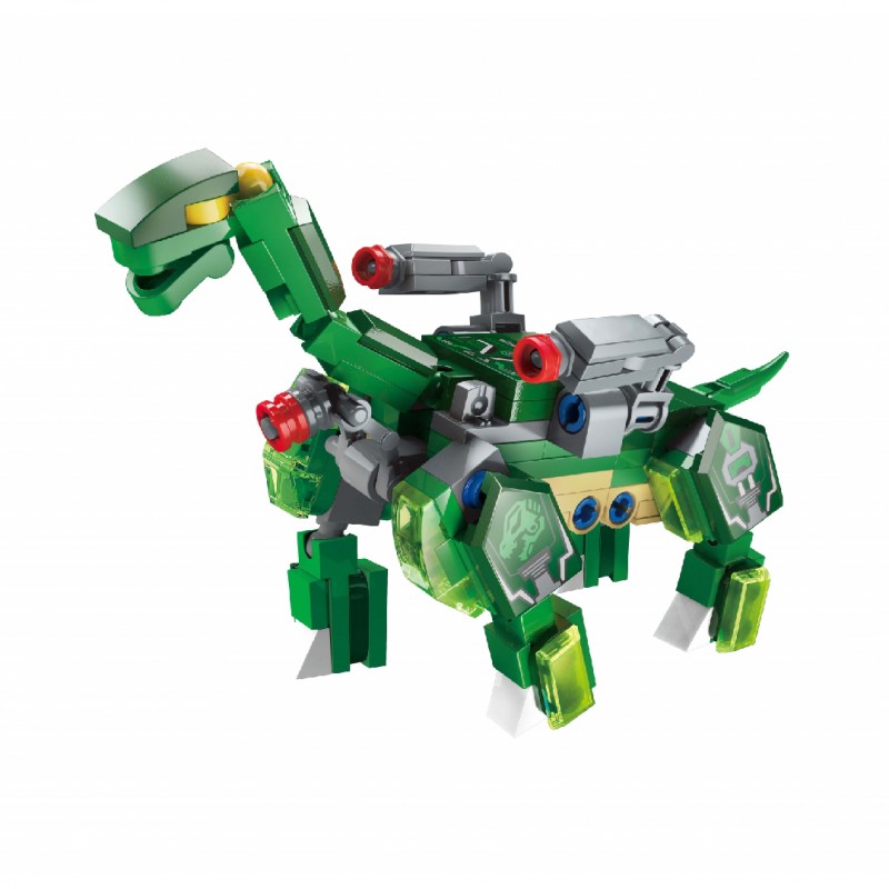  Конструктор, Qman, Mechanical Beasts, Куб с бронирани чудовища, 177 части