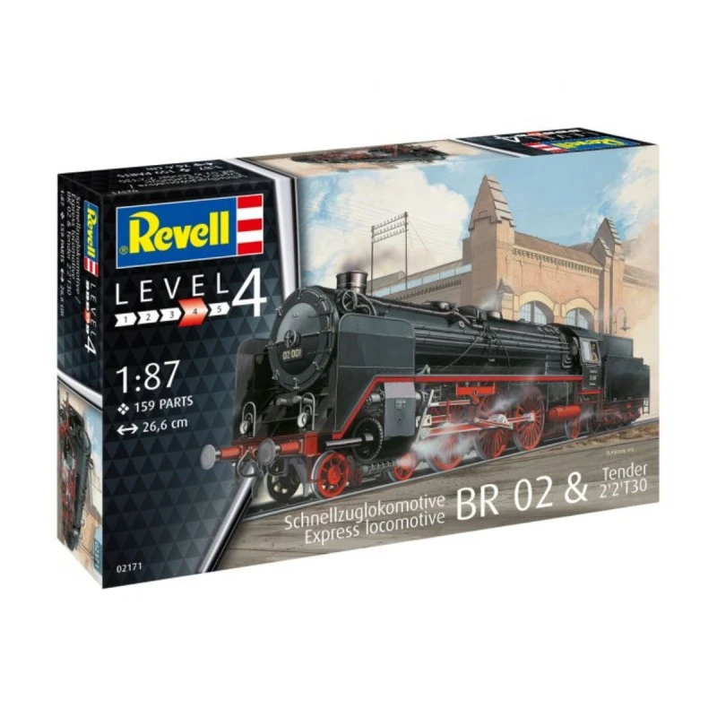 Сглобяем модел, Revell, Локомотив на експресен влак BR 02, 159 части