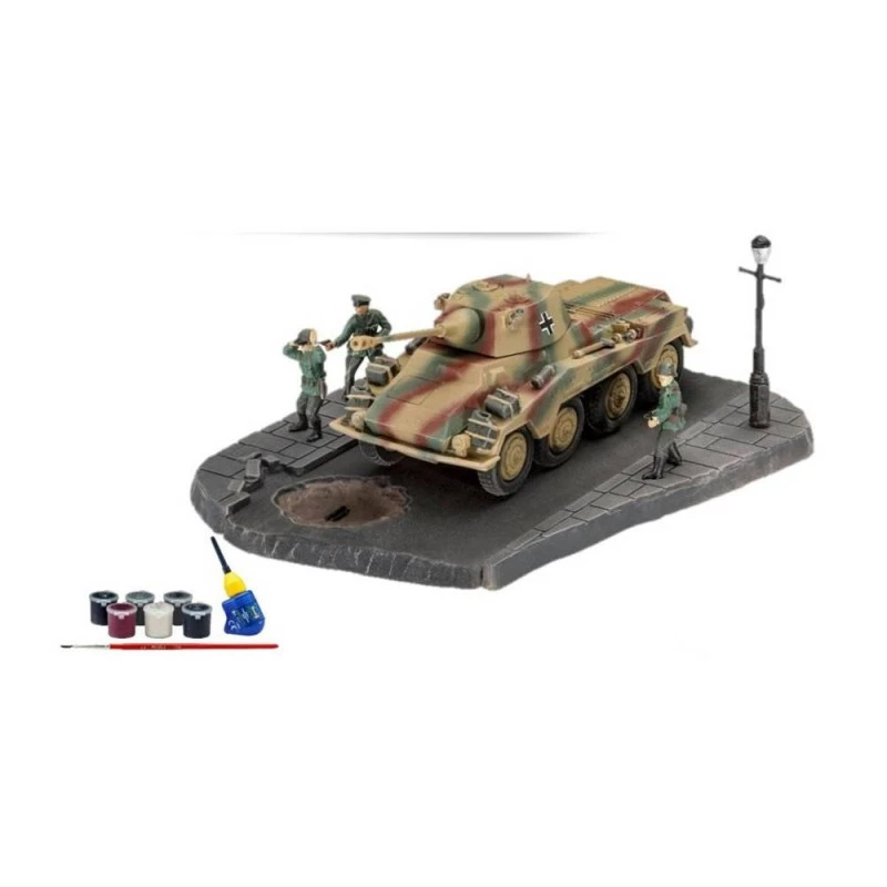 Сглобяем модел, Revell, Брониран автомобил Sd.Kfz 234/2 Puma, Комплект диорама