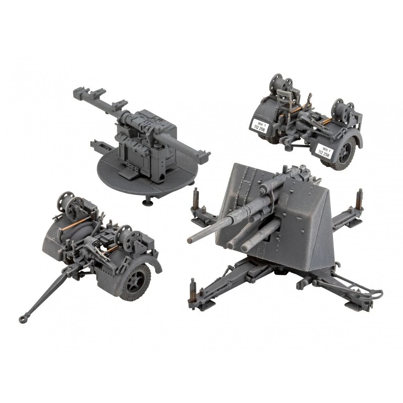 Сглобяем модел, Revell, 8.8 cm Flak 37 + Sd.Anh.202, 196 части