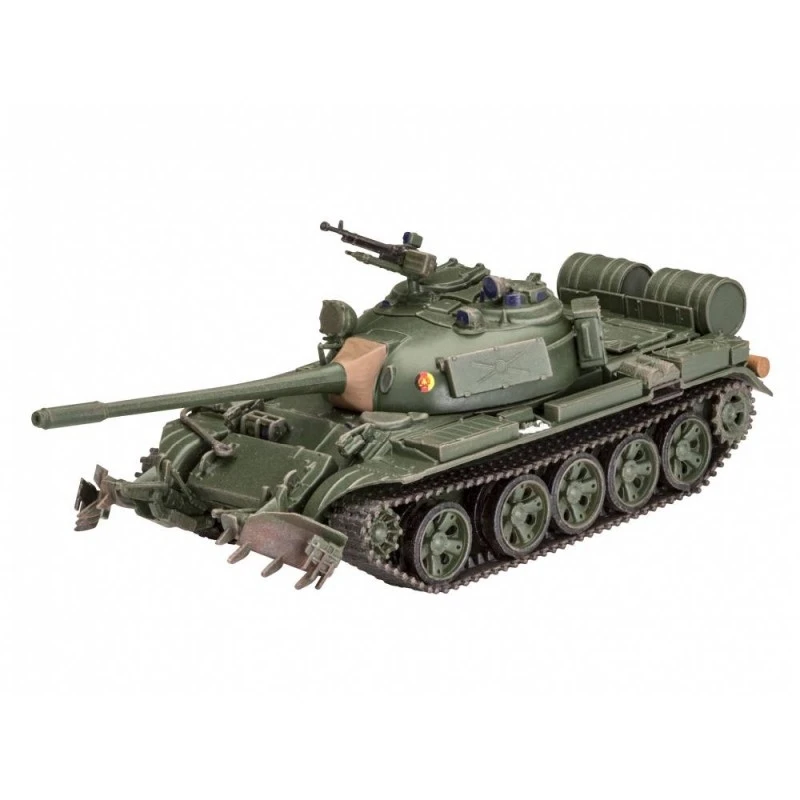 Сглобяем модел, Revell, Съветски танк T-55A/AM с минен плуг KMT-6/EMT-5, 139 части