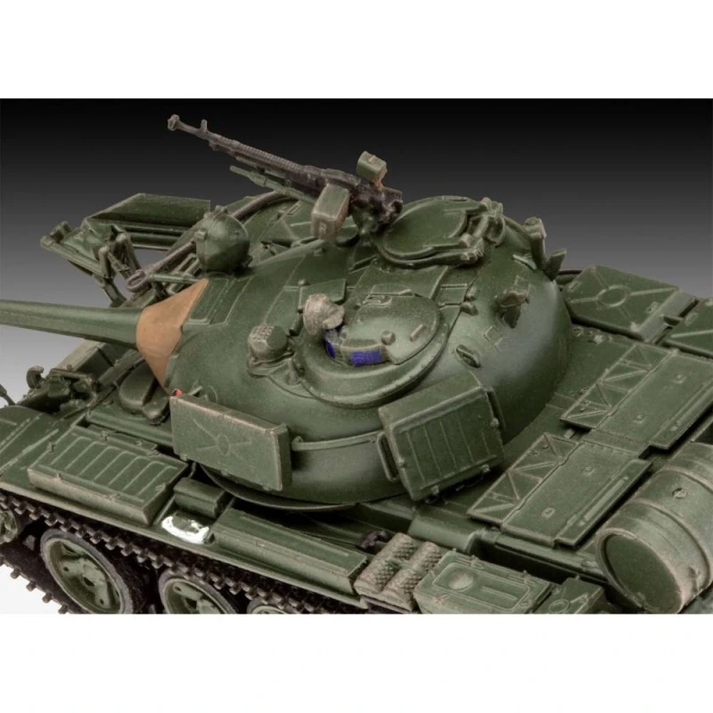 Сглобяем модел, Revell, Съветски танк T-55A/AM с минен плуг KMT-6/EMT-5, 139 части