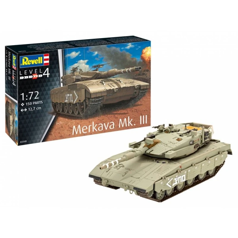 Сглобяем модел, Revell, Израелски танк Merkava Mk.III, 150 части