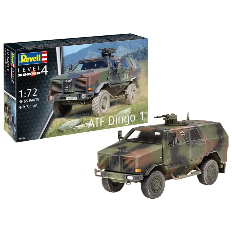 Сглобяем модел, Revell, ATF Dingo 1, 65 части