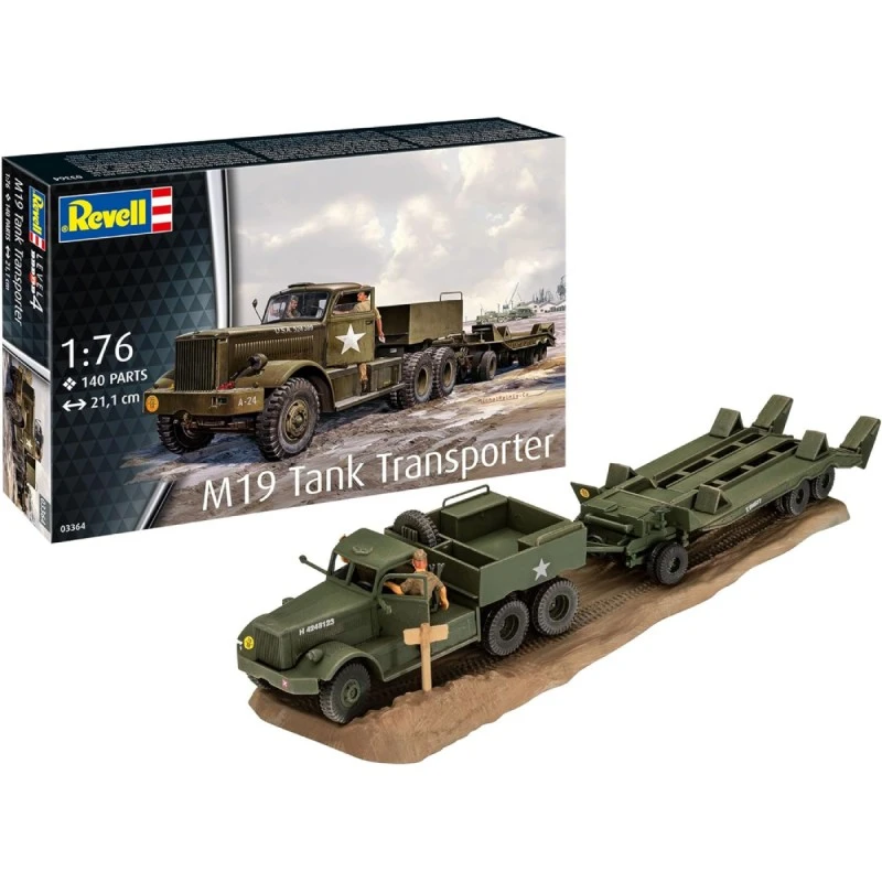 Сглобяем модел, Revell, Транспортер на танкове M19