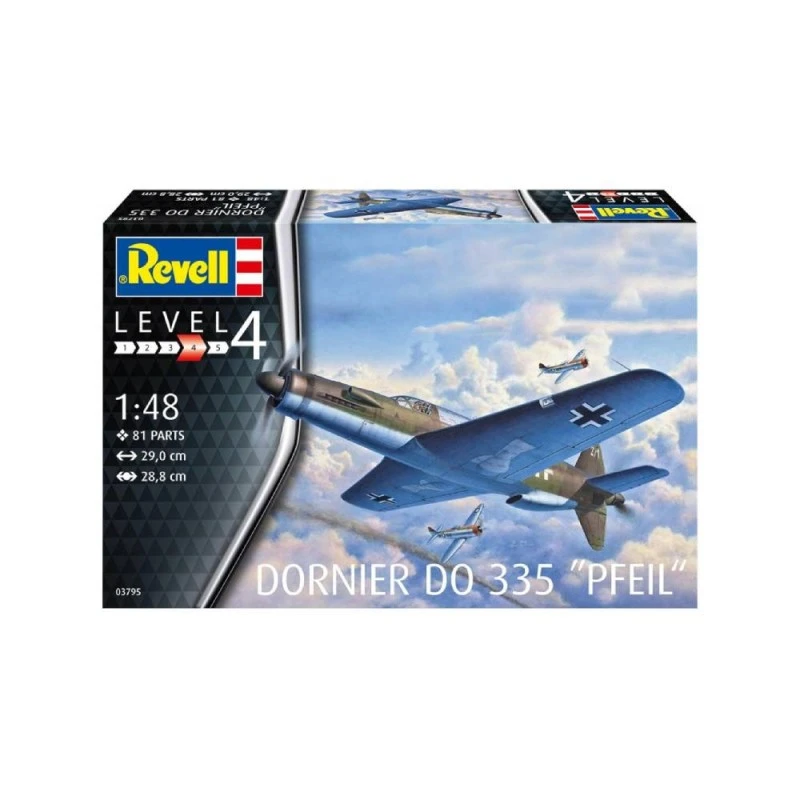 Сглобяем модел, Revell, Самолет Dornier Do 335 