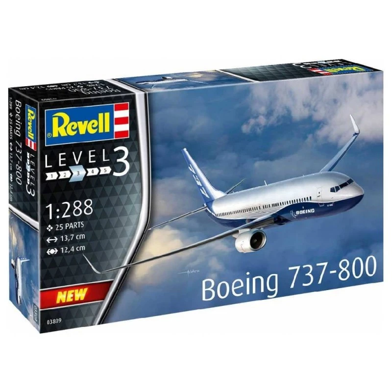 Авиомодел за сглобяване, Revell, Boeing 737-800, 25 части