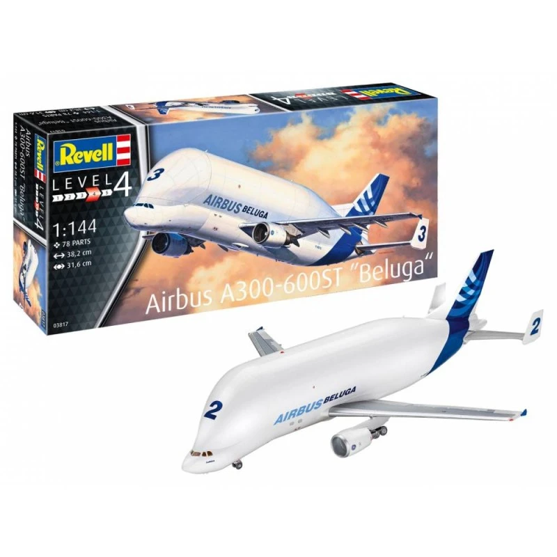 Сглобяем модел, Revell, Airbus A300-600ST Beluga, 78 части