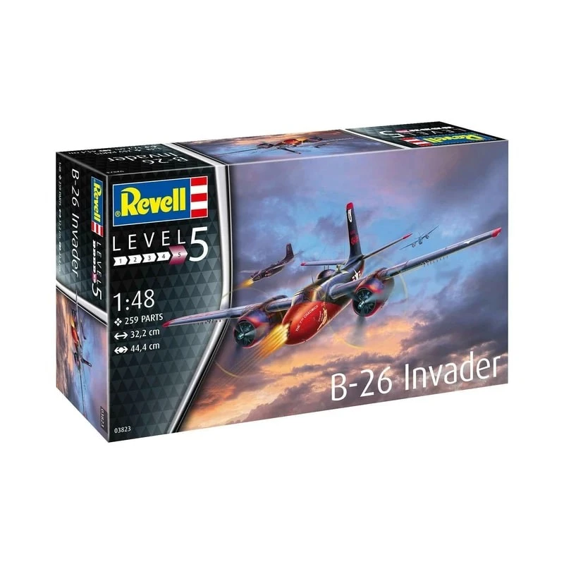 Сглобяем модел, Revell, Бомбардировач B-26B Invader, 259 части