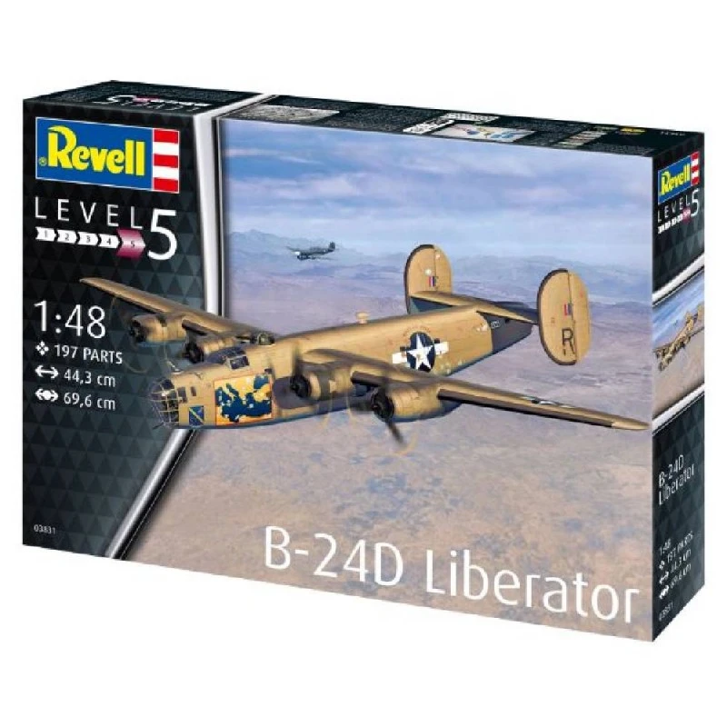 Сглобяем модел, Revell, B-24D Liberator, 197 части