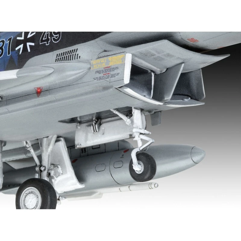 Сглобяем модел, Revell, Германски изтребител Eurofighter, Luftwaffe 2020 Quadriga, 85 части