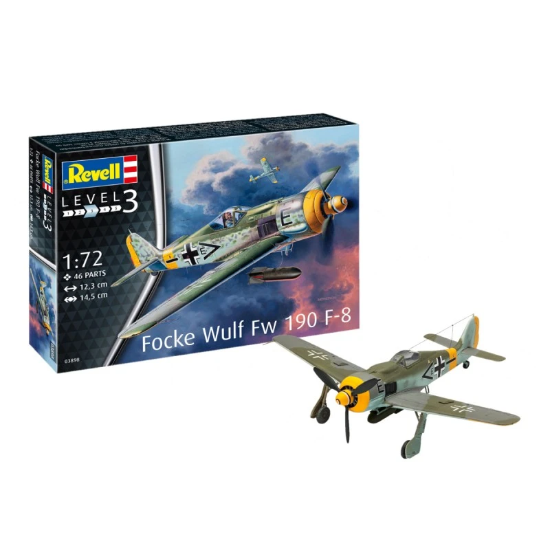 Фоки Улф Fw190 F-8 - сглобяем модел
