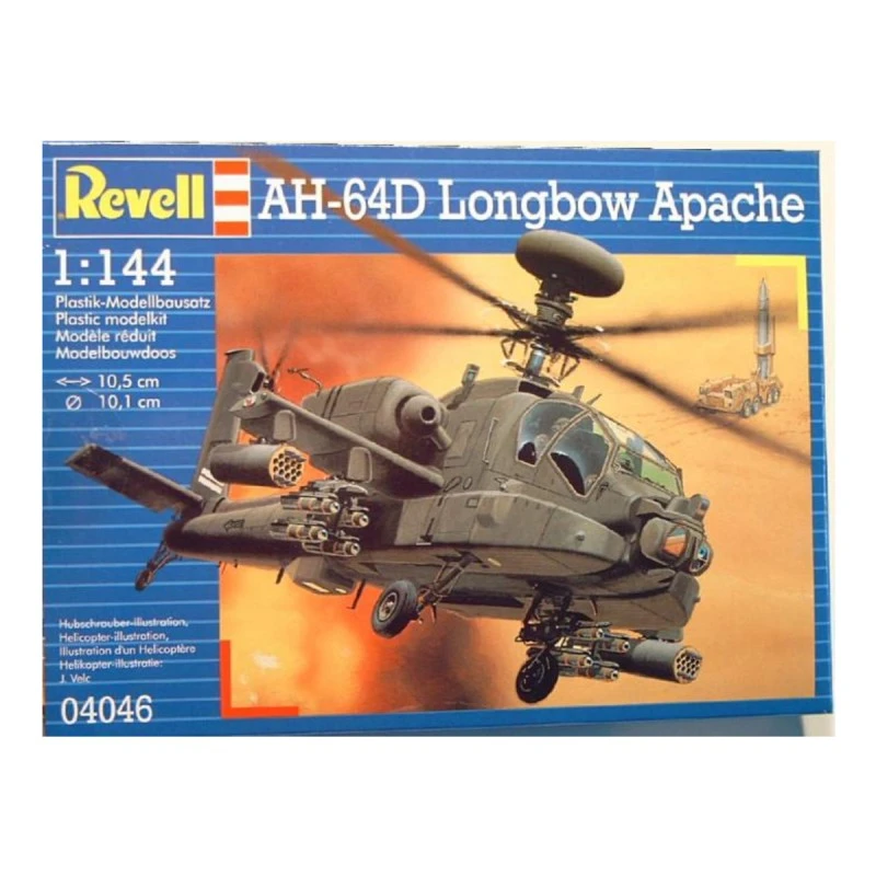 Американски боен хеликоптер AH-64D Longbow Apache - сглобяем модел