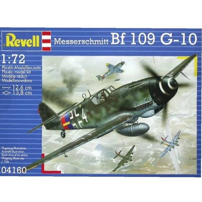 Германски изтребител на Луфтвафе Messerschmitt Bf 109 G-10 - сглобяем модел