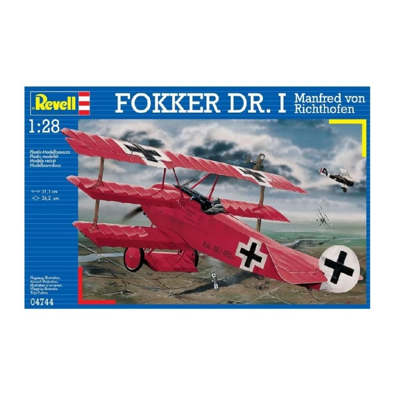 Модел за сглобяване, Revell, Fokker Dr.1 Manfred von Richthofen, 66 части