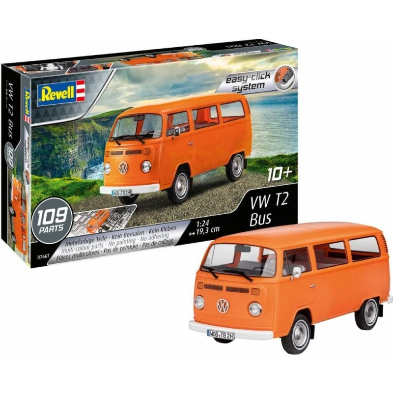 Сглобяем модел, Revell, Микробус VW T2, 109 части