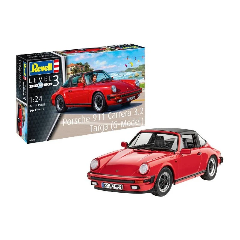 Сглобяем модел, Revell, Porsche 911 Carrera 3.2 G-Model Coupe Targa, 114 части