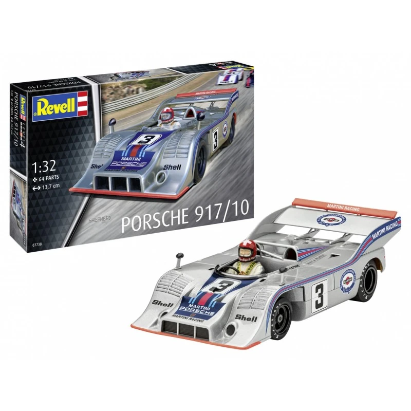 Сглобяем модел, Revell, Автомобил Porsche 917, 64 части