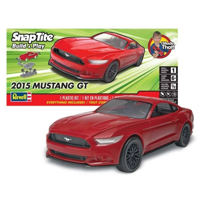Сглобяем модел Revell, Форд Мустанг 2015