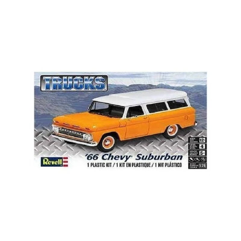 Сглобяем модел Revell, Автомобил Chevy Suburban 1966