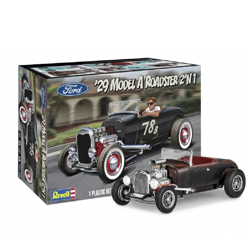 Сглобяем модел, Revell, Автомобил 1929 Ford Model A Roadster, 149 части