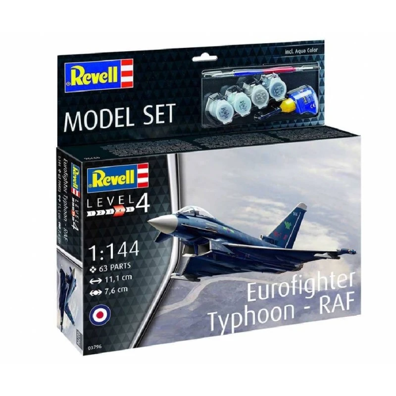 Комплект за сглобяване, Revell, Eurofighter Typhoon RAF, 63 части