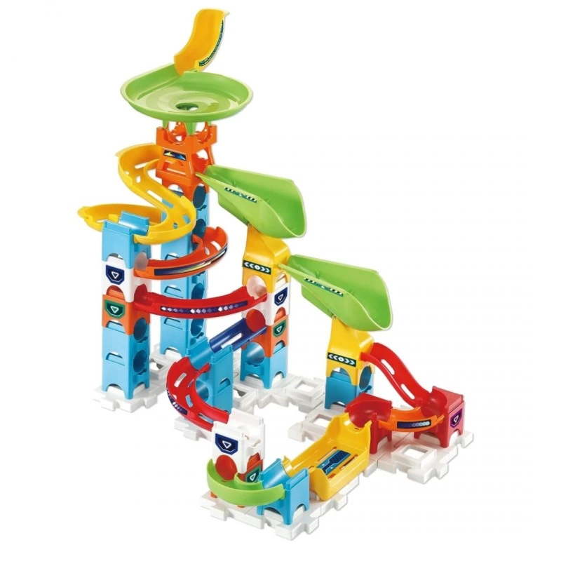 Комплект за игра, Vtech, Marble Rush, Двойна писта за спускане, 47 части