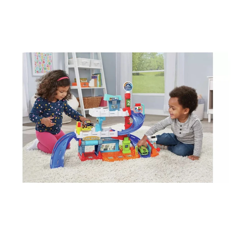 Интерактивна игра, Vtech, Сервиз за коли, 52.2 x 74 x 28.3 см