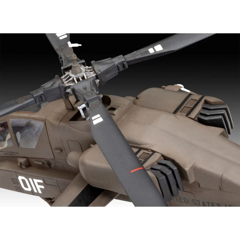 Сглобяем модел, Revell, Военен хеликоптер AH-64A Apache, 71 части