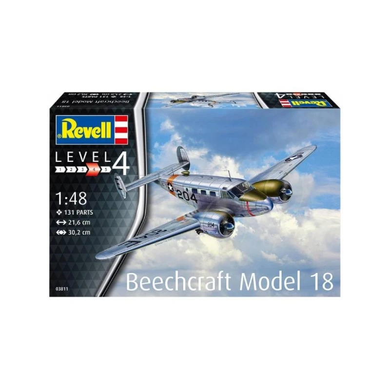 Сглобяем модел, Revell, Beechcraft Model 18, 131 части