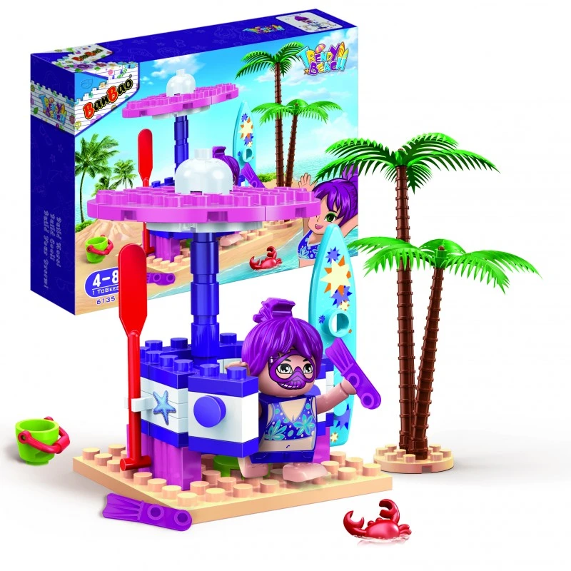 Конструктор Ban Bao Бар на плажа Trendy beach 61 части