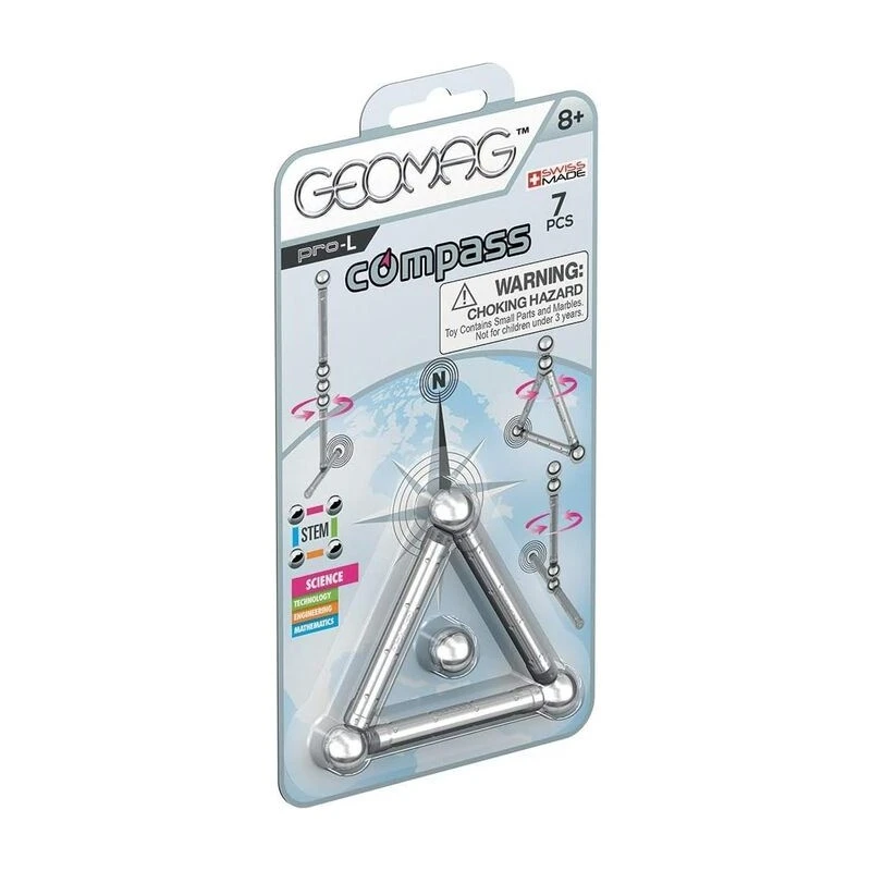 Конструктор Geomag, Steel, Pro-L Compass, 7 бр