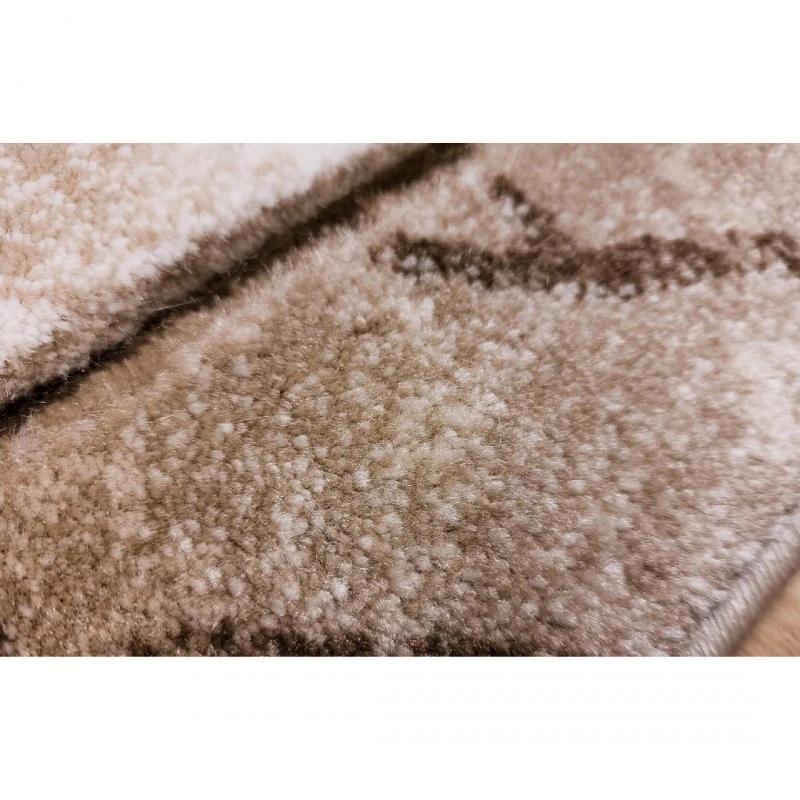 Релефен килим Калифорния 9179 кафе/визон 120/170 см