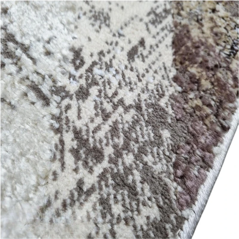 Релефен килим Призма 3488 бежов 145/200