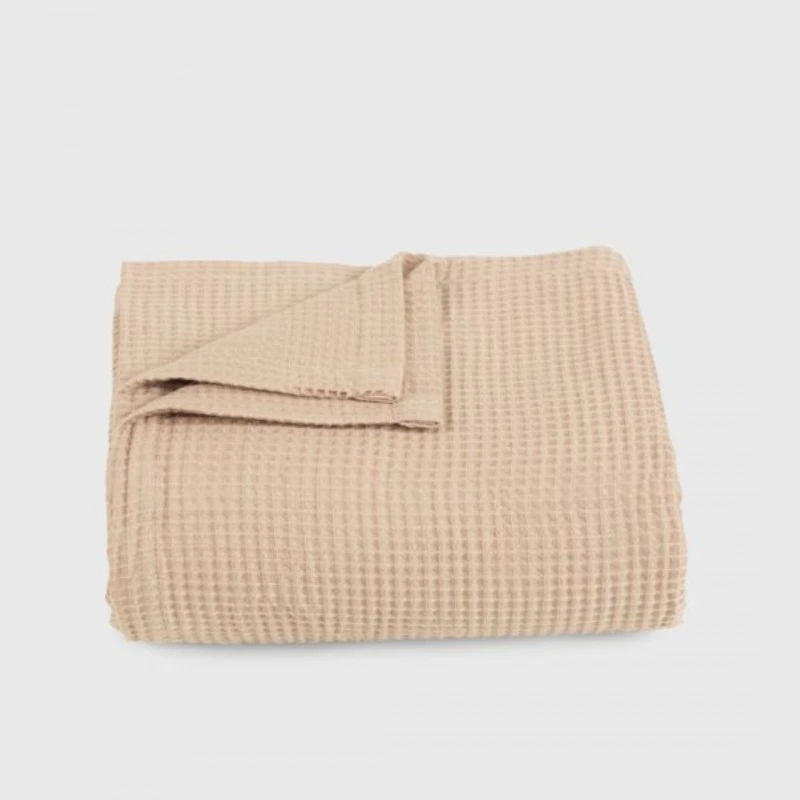 Кувертюра за легло СИЕСТА БЕЖ 100% Памук, 160/230