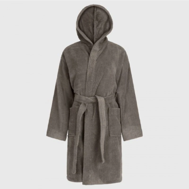 Халат за баня БАМБУК СИВО-КАФЯВ, L/XL