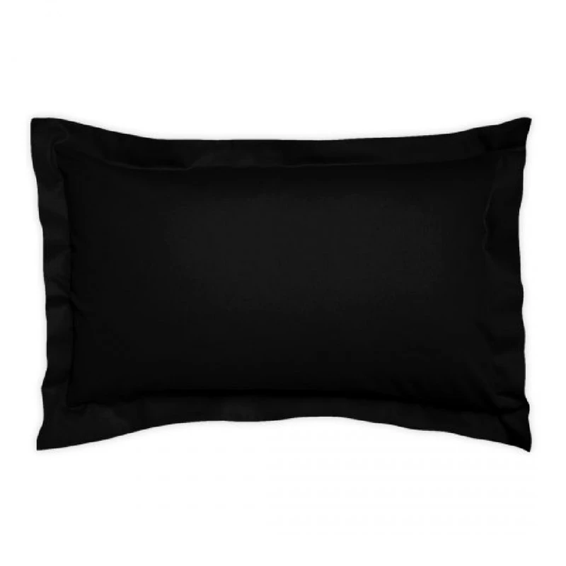 Едноцветна Калъфка за възглавница ЧЕРНО, 50/70, 100% Памучен Сатен