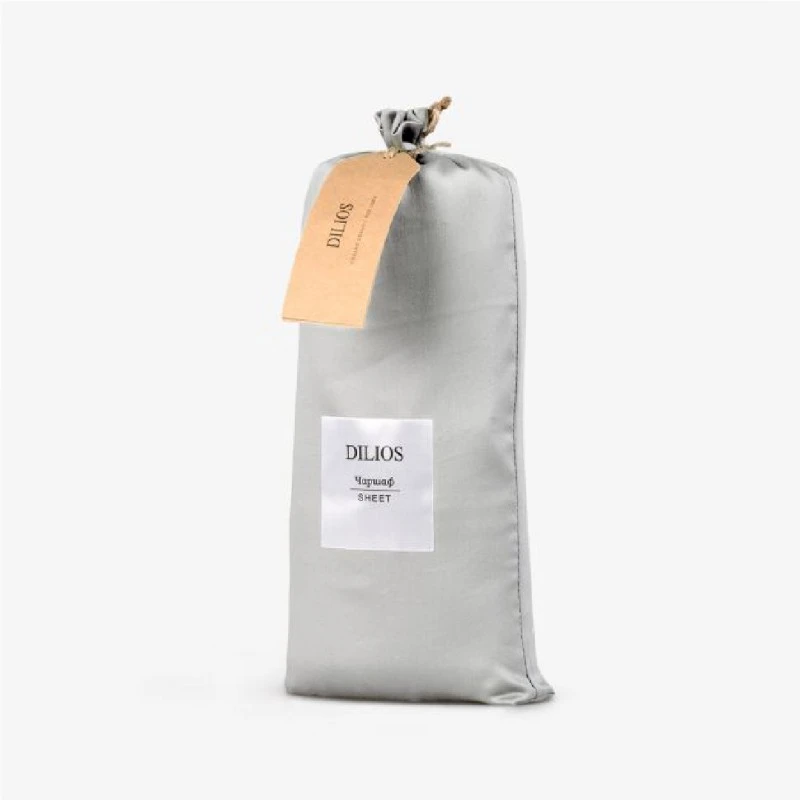 Долен чаршаф СИЛВЪРИ, 100% Памучен Сатен ,150/260 см