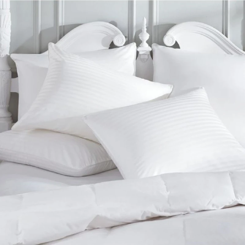 Луксозно Спално Бельо от Памучен Сатен РАЙЕ в Бяло, 5 части